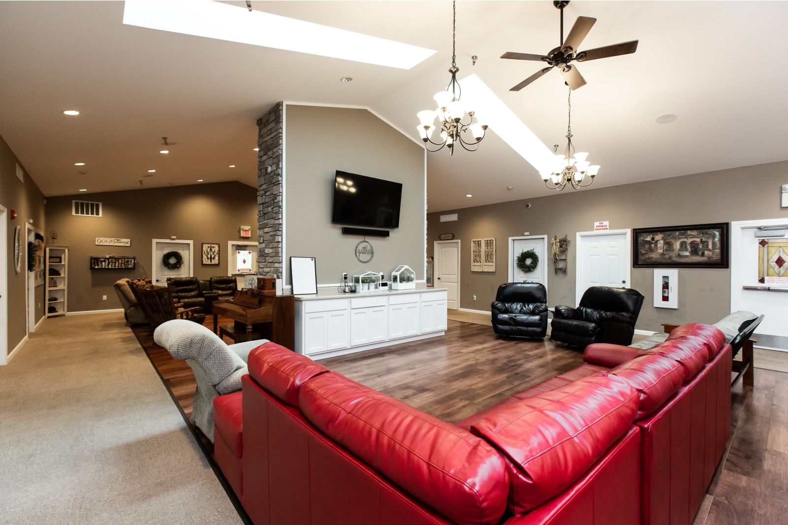 Homelike interior space